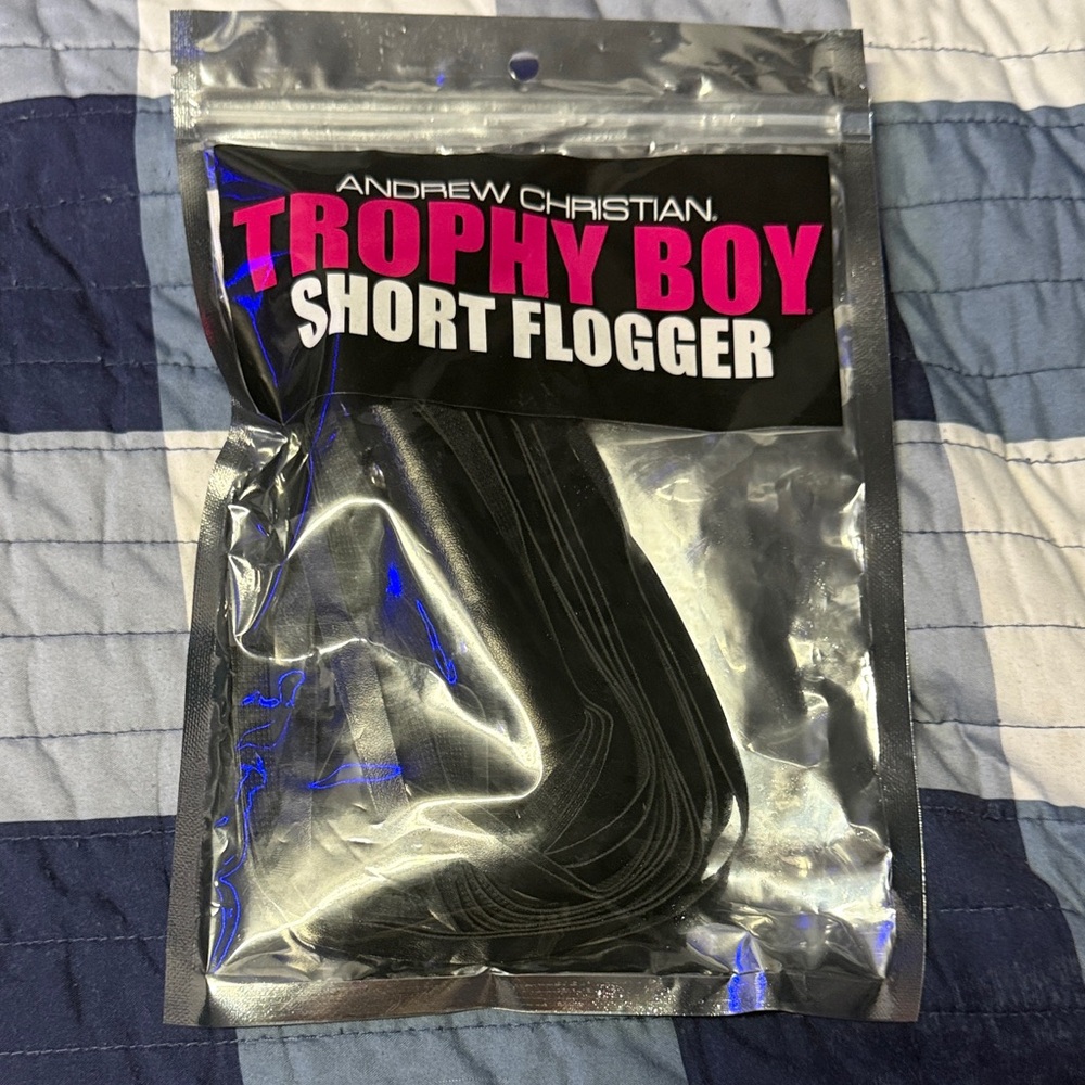 Andrew Christian Black Trophy Boy Short Flogger